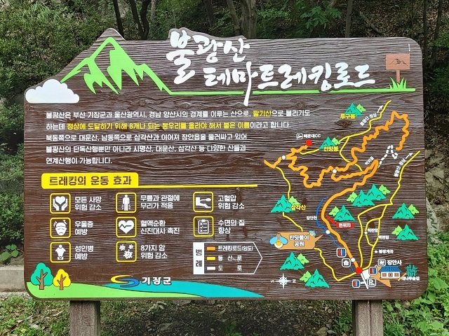트레킹 로드 표지판